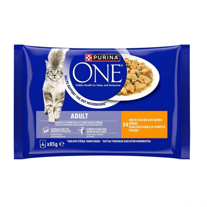 Purina ONE Cat Adult wet 4 x 85 g