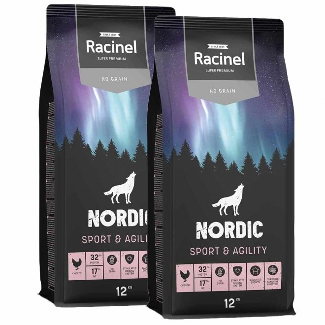 Racinel Nordic Sport&Agility Chi. 2 x 12kg