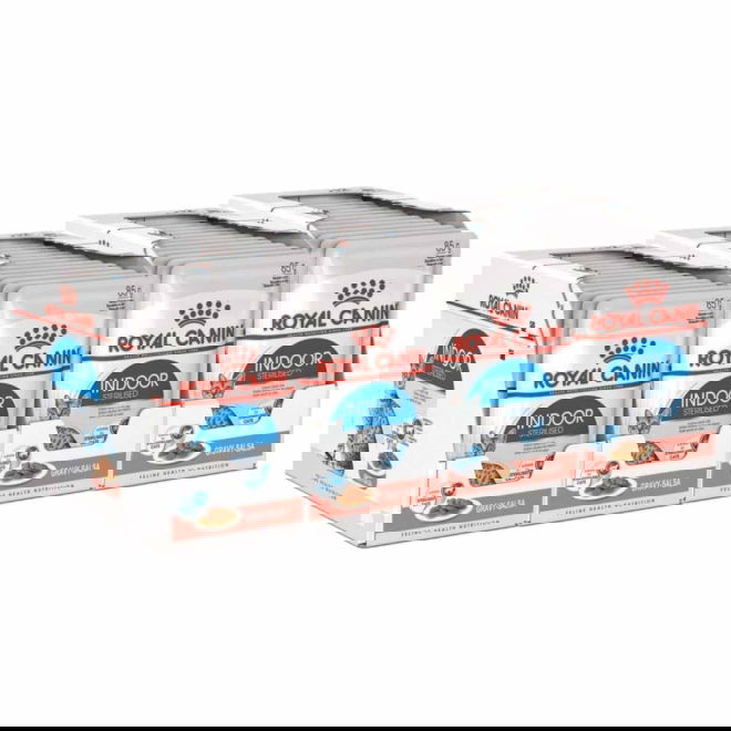 Royal Canin Indoor Gravy 85 g, 48-pack