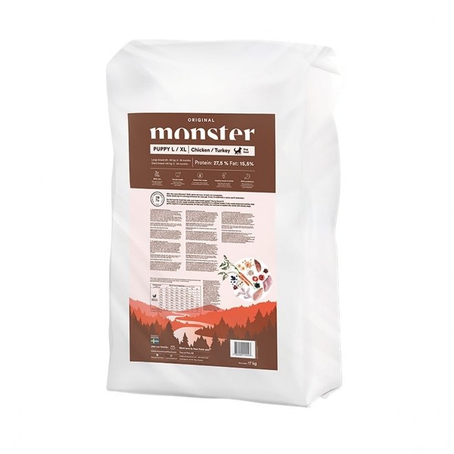 Monster Puppy L&XL Kana & Kalkkuna (17 kg)