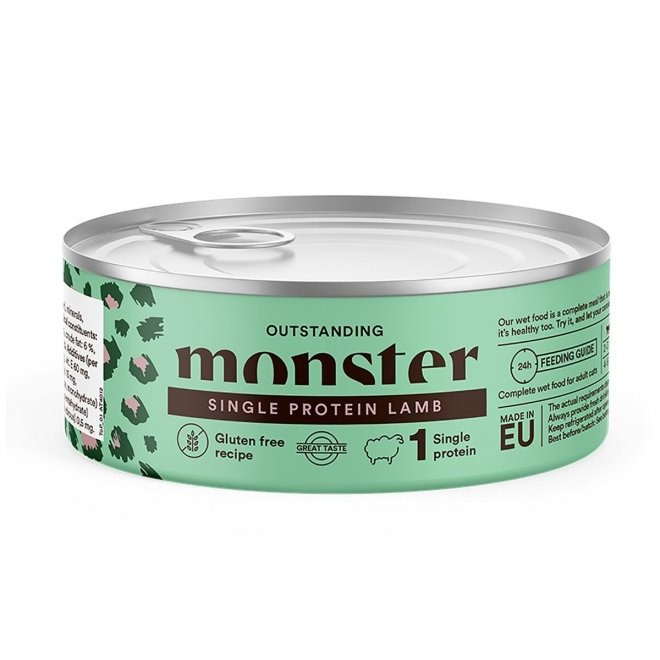 Monster Cat Single Protein Lammas 100 g