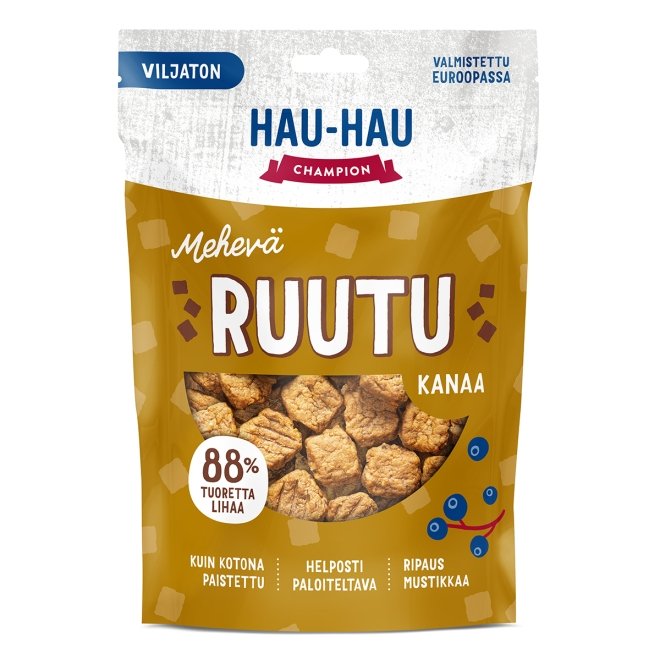 Hau-Hau Champion Mehevä Ruutu Kanaa 140g