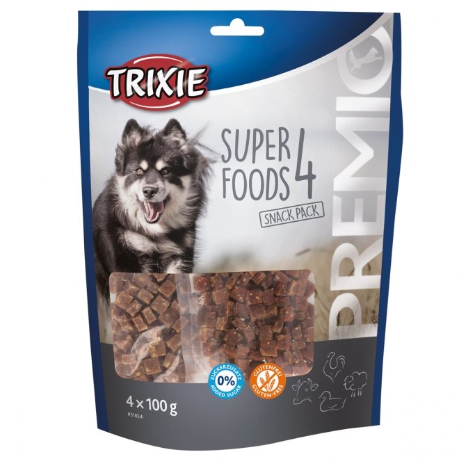Trixie Premio 4 Superfoods, 4 x 100 g