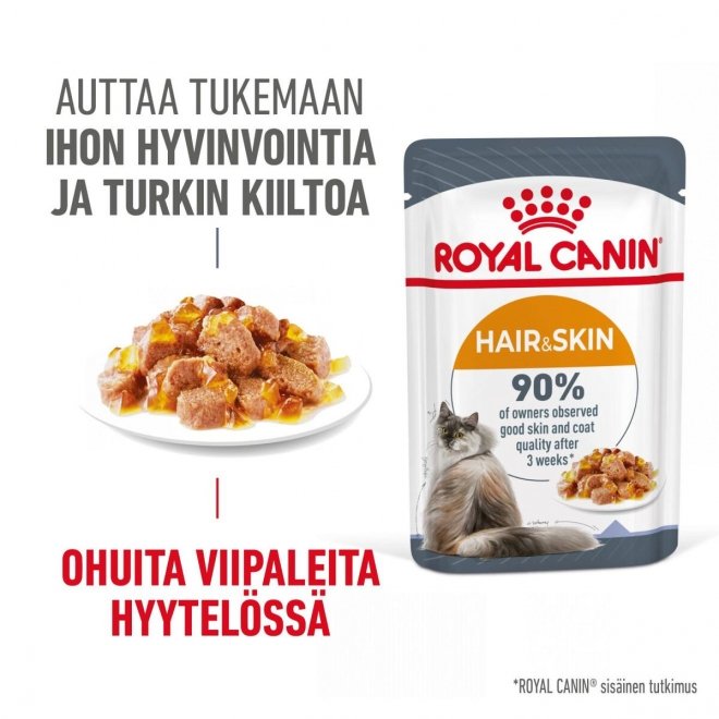 Royal Canin Hair & Skin Care Jelly, 12x85g