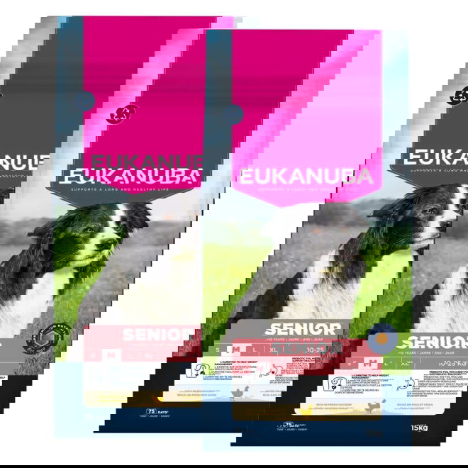 Eukanuba Dog Senior Medium 2 x 15kg