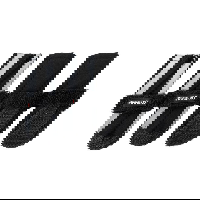 Finnero HALLA Softshell-tossut 4kpl, musta (XS)