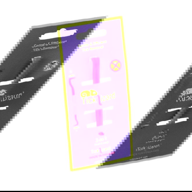 Punkin poistaja Tick Lizard 2-in-1 (Pinkki)
