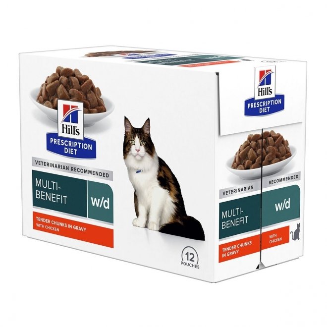 Hill&#39;s Prescription Diet Feline w/d  Multi Benefit 12x85 g
