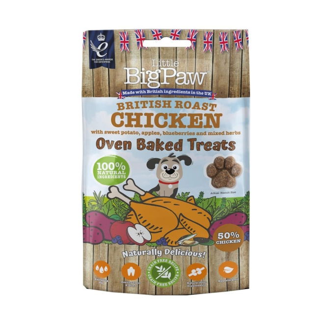 Little BigPaw British Roast Chicken 130 g