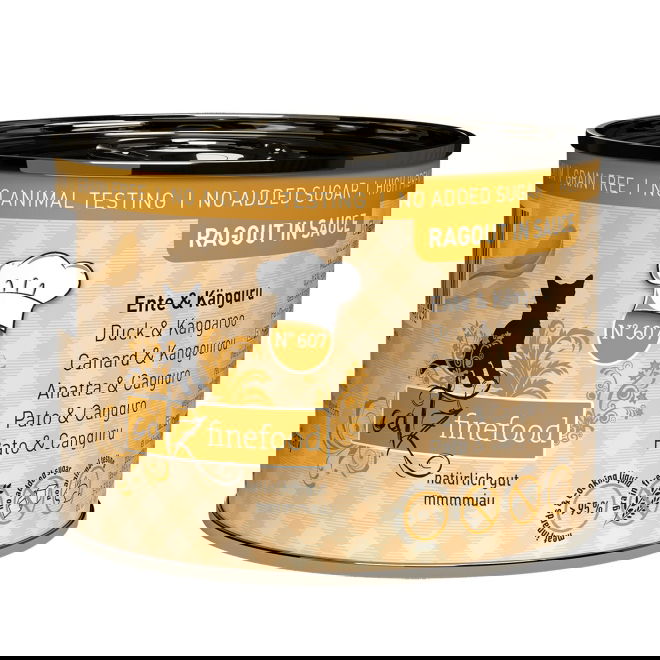 Catz finefood Ragout N&deg;607 ankka & kenguru 190 g