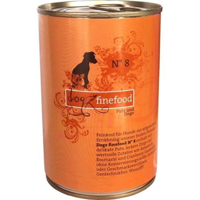 Dogz Finefood N°8 kalkkuna & vuohi (400 g)