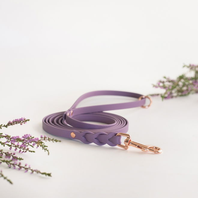 Tyylivoitto Braid hihna, mauve/ruusukulta