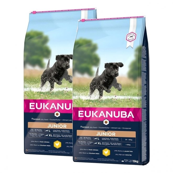 Eukanuba Dog Junior Large 2 x 15kg