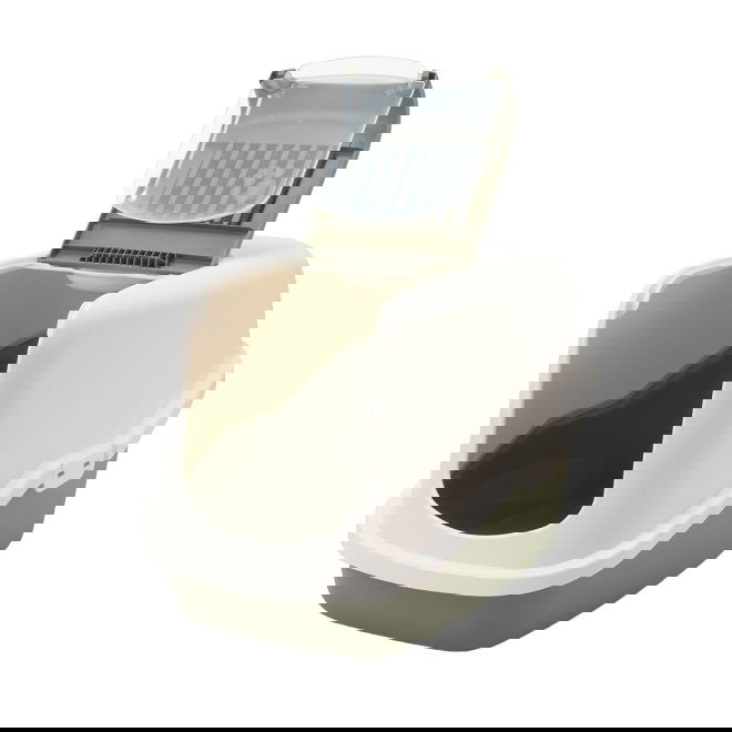 Kissan hiekkalaatikko Savic Nestor, oliivinvihreä