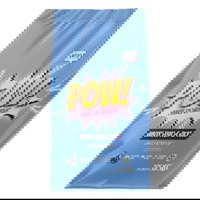 POW! Dog Adult White Fish & Rice (12 kg)