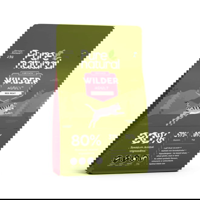 Purenatural Wilder Cat Adult Red Meat (2 kg)