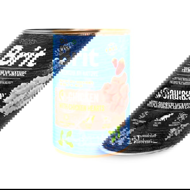 Brit Premium by Nature Dog Kana & Sydän 400 g