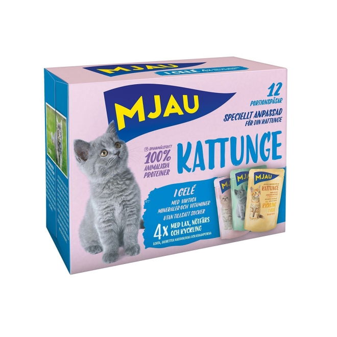 Mjau Multipack kissanpentu 12 x 85 g