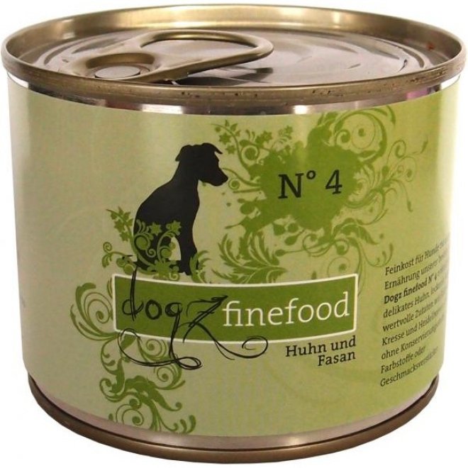 Dogz Finefood N°4 kana & fasaani (200 g)
