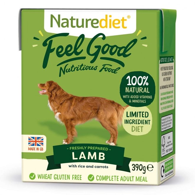 Naturediet Feel Good lammas (390 grammaa)