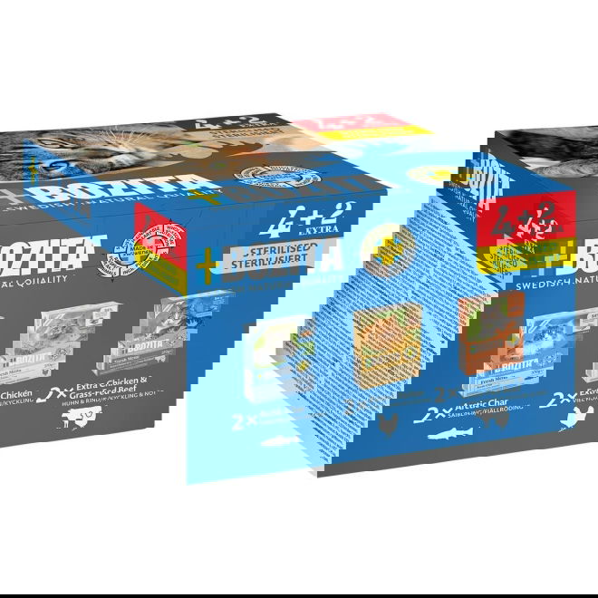 Bozita Cat Tetra Mixpack sterilised 6 x 370 g