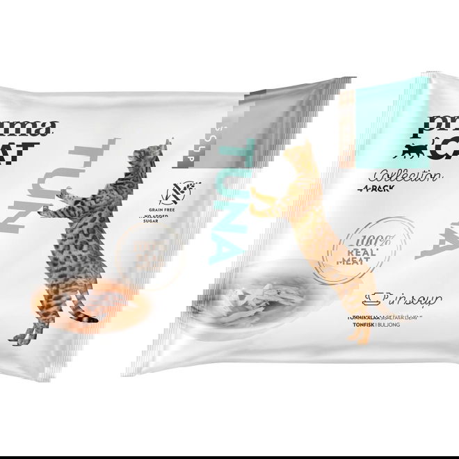 PrimaCat Tonnikalaa liemessä (4 x 40 gram)