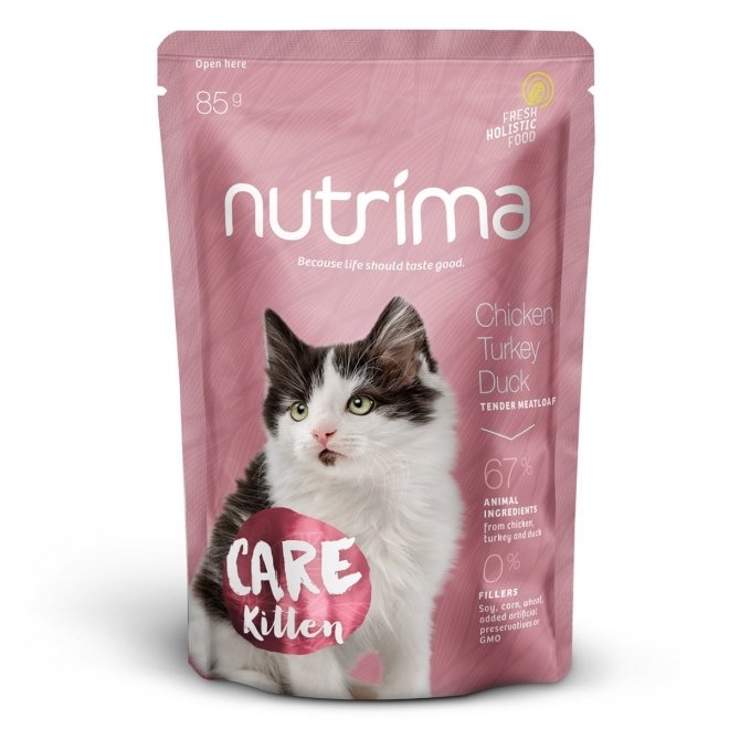 Nutrima Cat Care Kitten märkäruoka 85g
