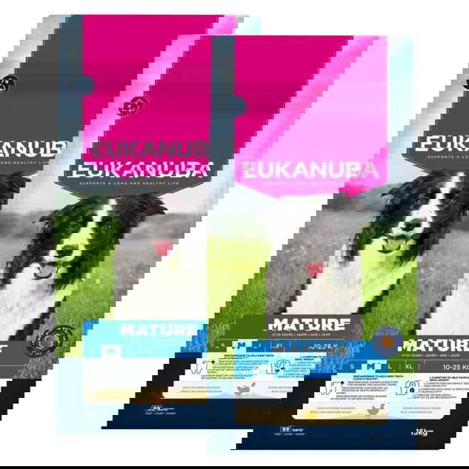 Eukanuba Dog Mature Medium 2 x 15kg