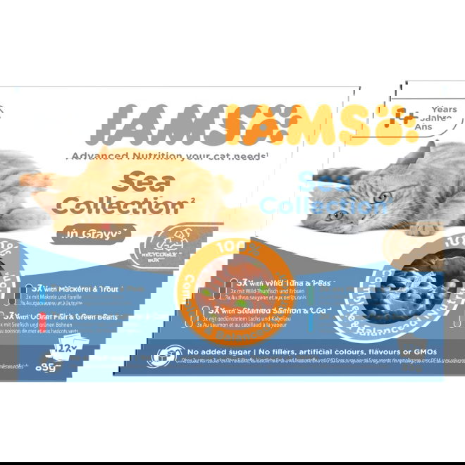 IAMS Delights Gravy Kalalajitelma 12 x 85 g