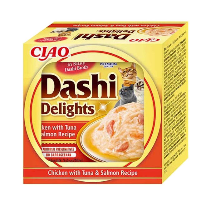 Inaba Dashi Delights Cat tonnikala-lohi 70 g