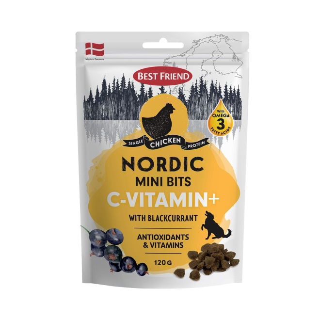 Kanamakupala Nordic Mini Bits C-vitamiini 120 g