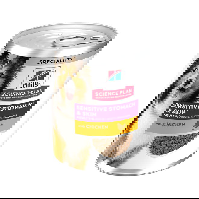 Hills Science Plan Dog Sensitive Stomach & Skin Chicken & Vegetables 370g