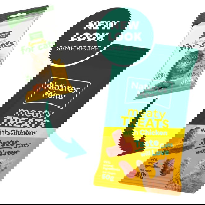 Natures Menu Kana-Possuherkku kissalle 50 g