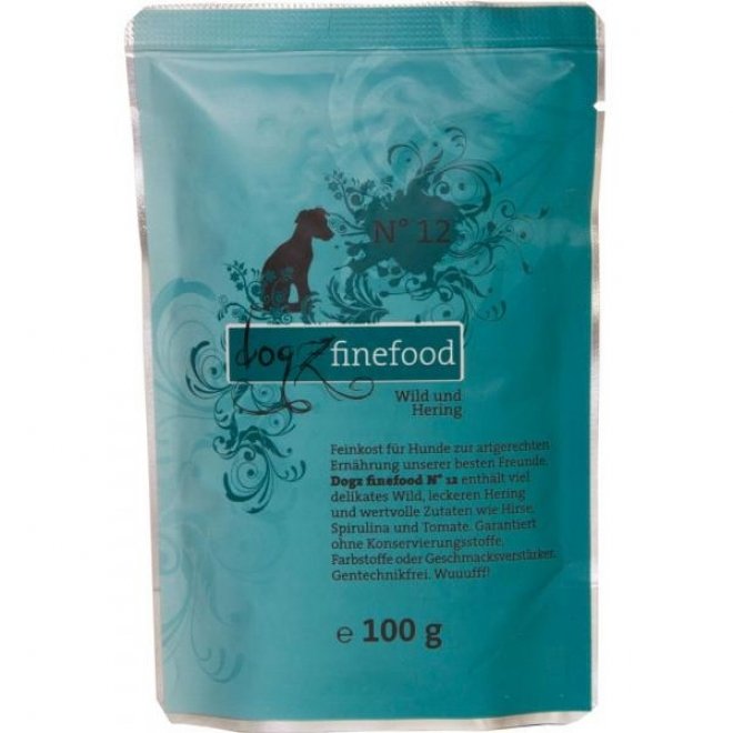 Dogz Finefood N°12 riista & silli (100 g)