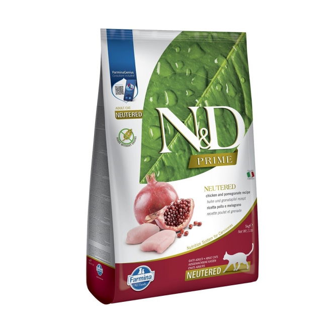 Farmina N&D Prime Cat Chicken&Pomegranate Neutered (5 kg)