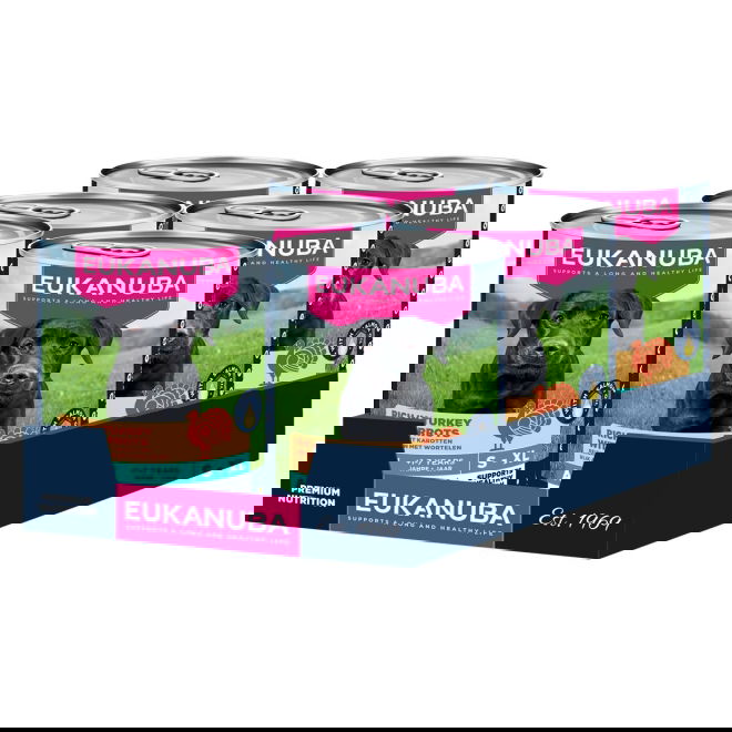 Eukanuba Dog Wet Adult Kalkkuna & Porkkana 400 g