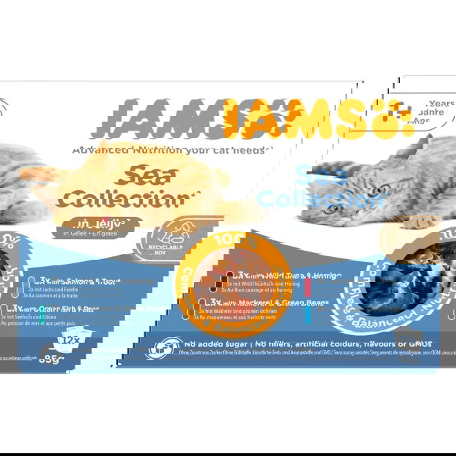 IAMS Delights Jelly Kalalajitelma 12 x 85 g