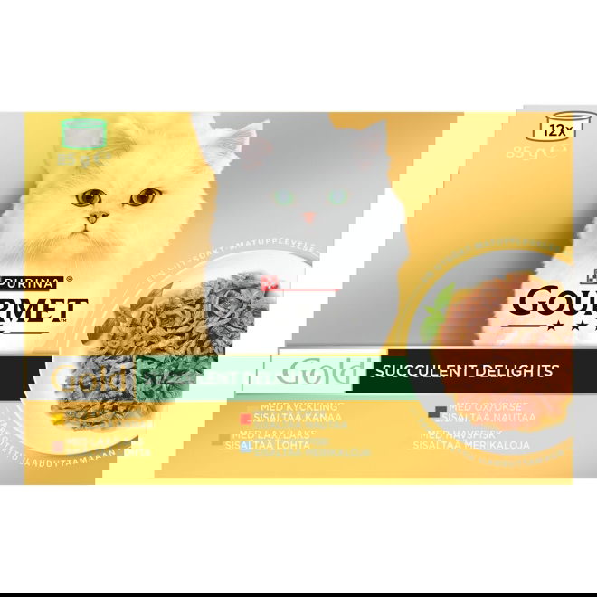 Gourmet Gold Succulent Delights 12x85g