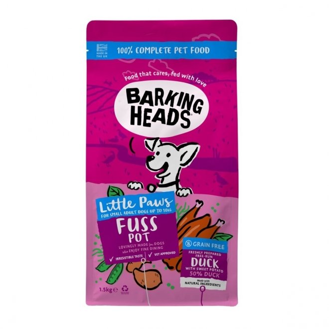 Barking Heads Little Paws Fuss Pot Duck (1,5 kg)