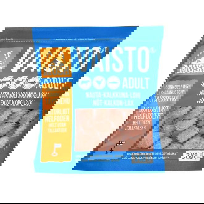 MUSH Vaisto® Sininen nauta-kalkkuna-lohi (3 kg)