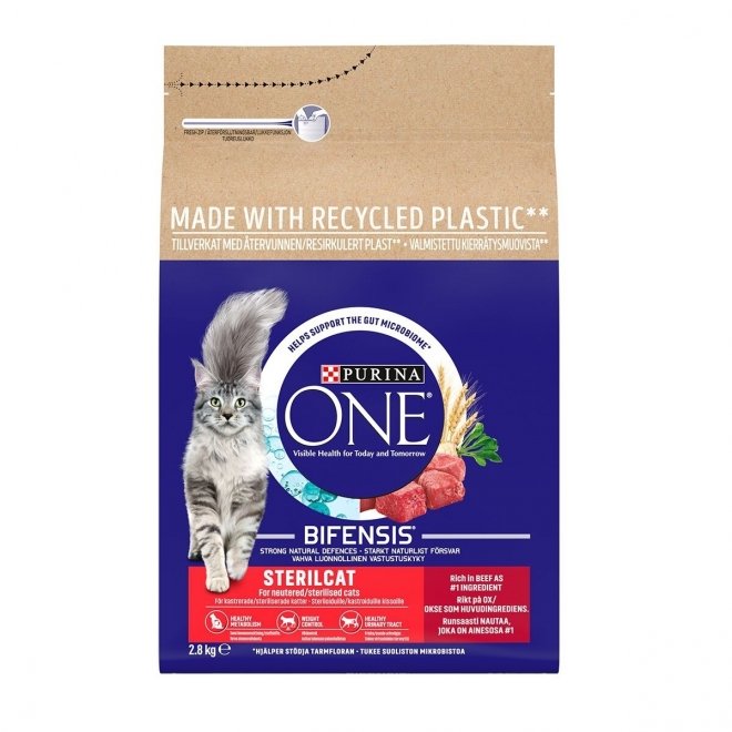 Purina ONE Sterilized Cat nauta 2,8 kg