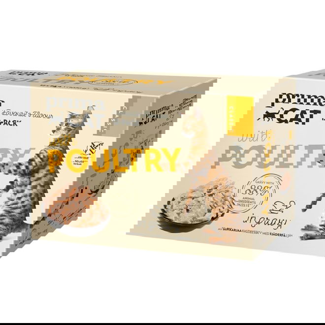 PrimaCat siipikarjaa kastikkeessa 12 x 85 g