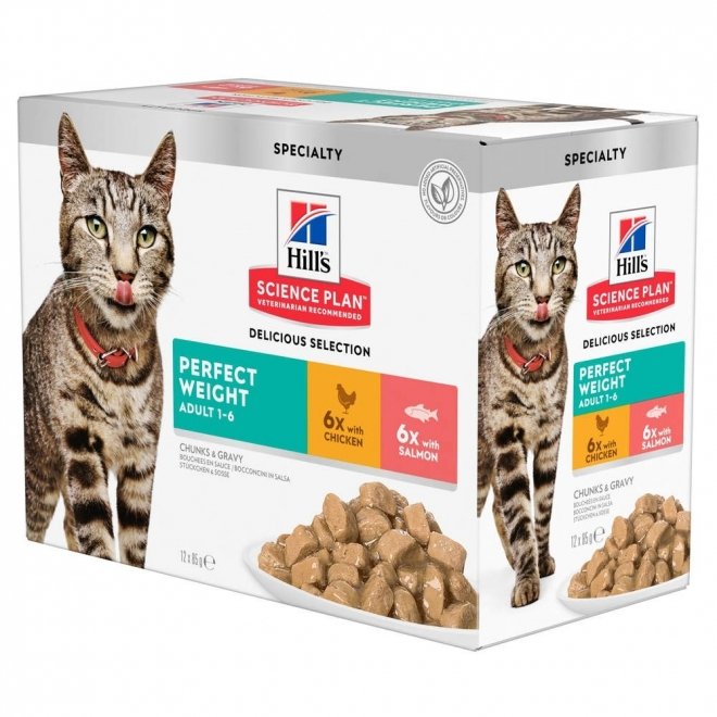 Hill&#39;s SP Feline Perfect Weight 12 x 85 g