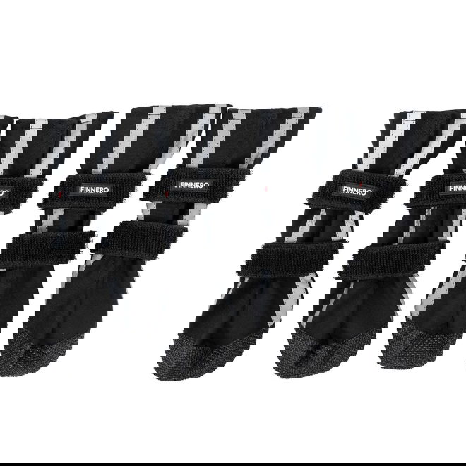 Finnero HALLA Softshell-tossut 4kpl, musta (L)