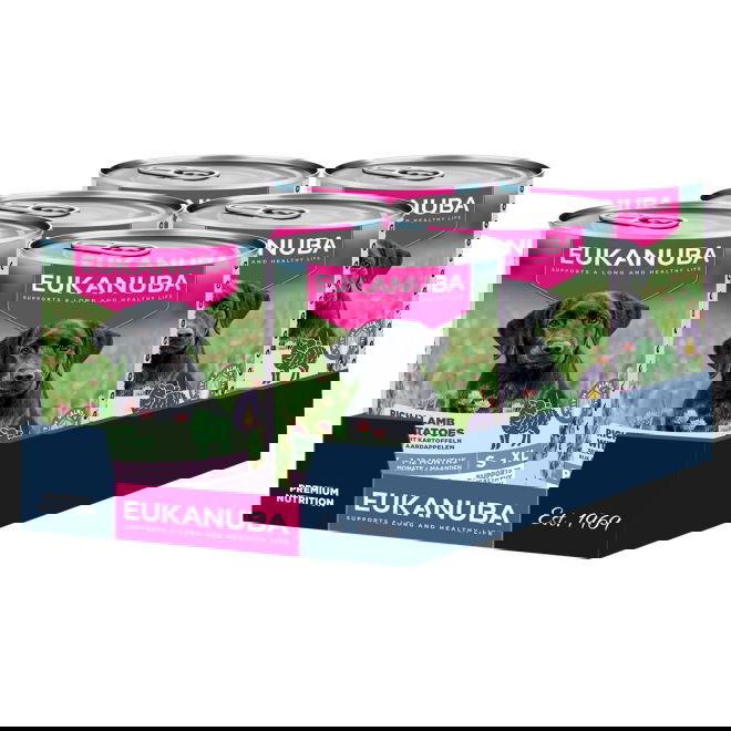 Eukanuba Dog Wet Puppy Lammas & Peruna 400 g