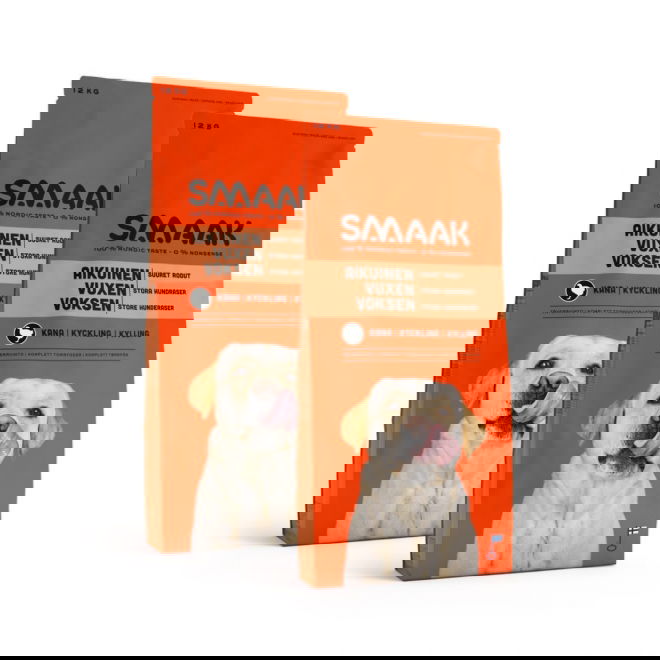 SMAAK kana suurille roduille 2 x 12 kg