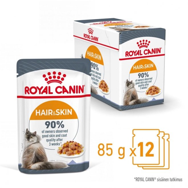 Royal Canin Hair & Skin Care Jelly, 12x85g