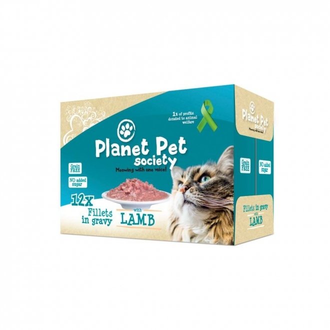 Planet Pet Society Lamb in gravy 12 x 85 g
