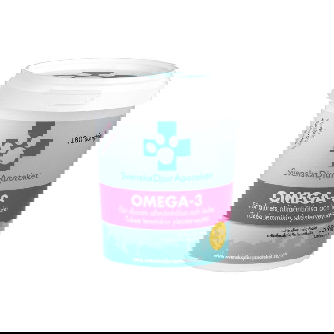 Svenska Djurapoteket Omega-3 180 Softgel