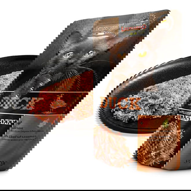 Leonardo ankka+ nyhtönaudanliha